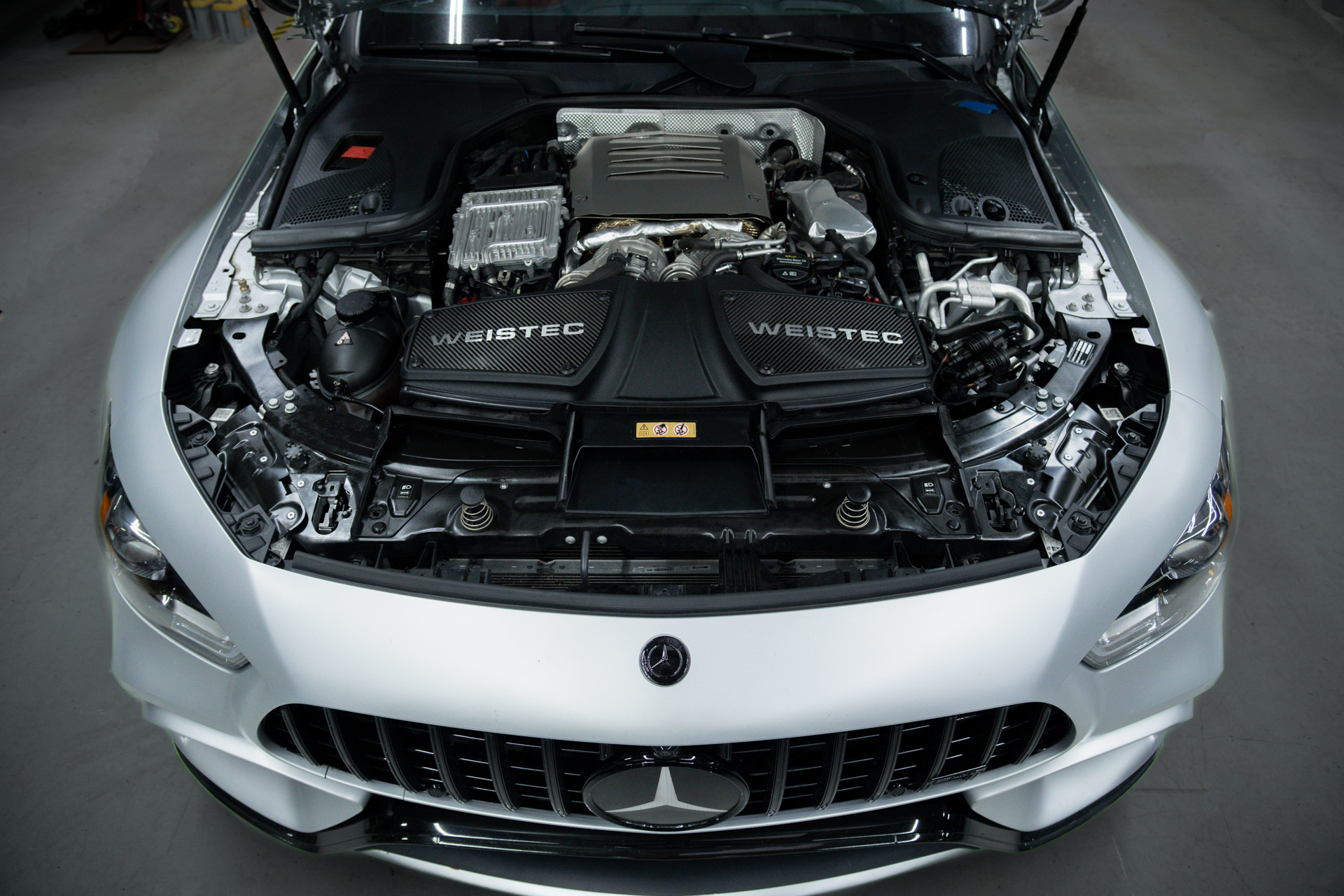 AMG GT63 Engine Bay With Intake System