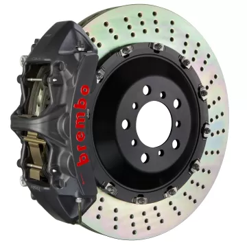 Brembo - 1N1.9501AS - Porsche Cayenne (955 957) - Front Big Brake Kit, GT-S Series, 405mm x 34mm